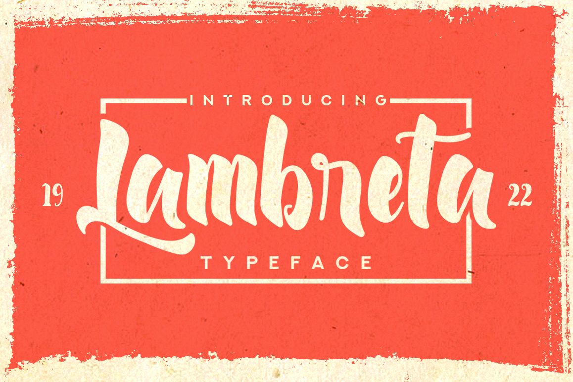 Lambreta Typeface example image 1