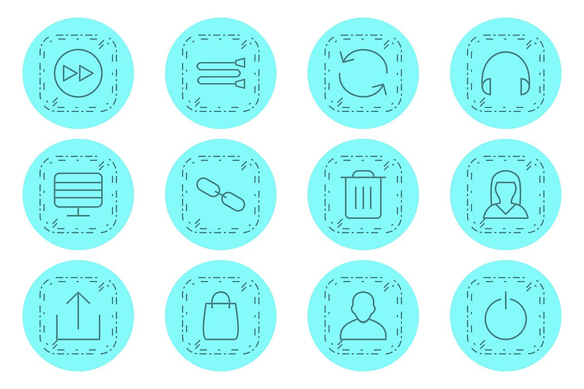 Set Of Multimedia Icons example image 1