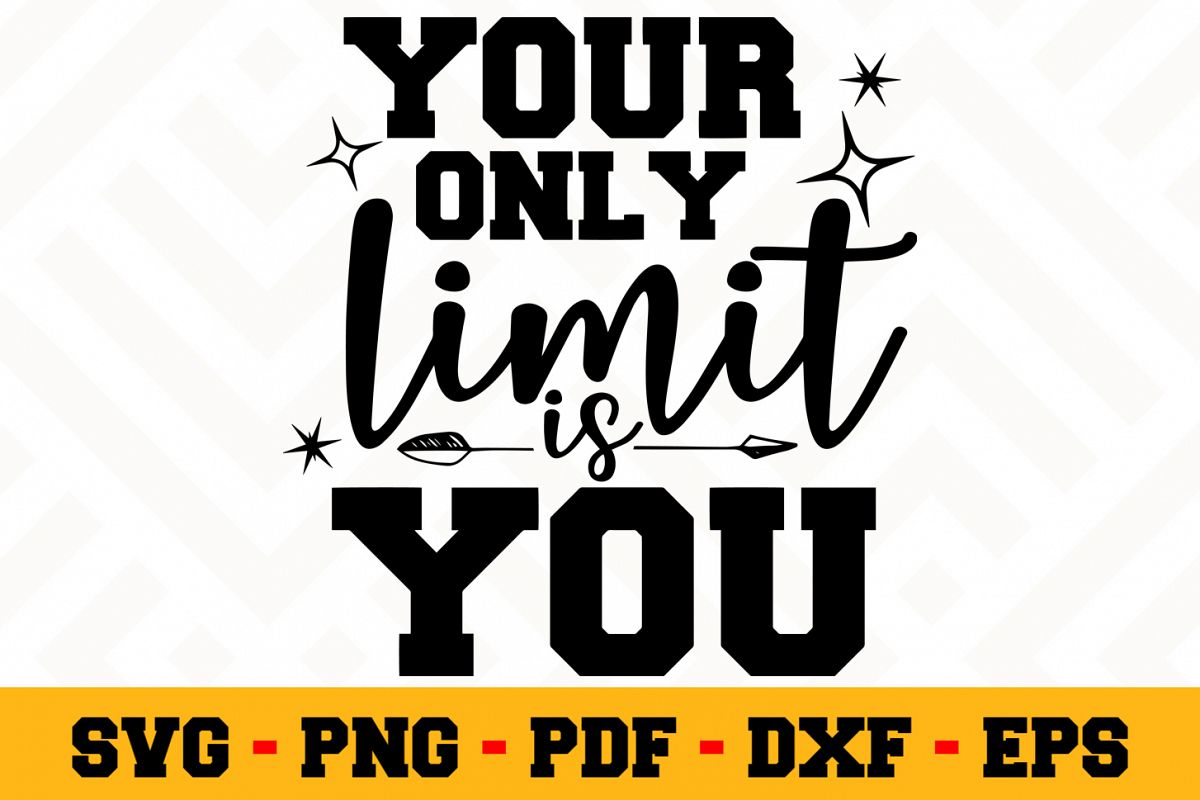 Motivation SVG Design n503 | Motivational Quote SVG File example image 1