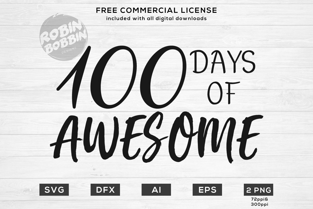 100 Days of Awesome Design for T-Shirt, Hoodies, Mugs example image 1