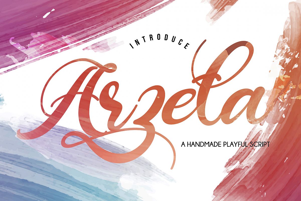 Arzeta | Handmade Playful Script example image 1