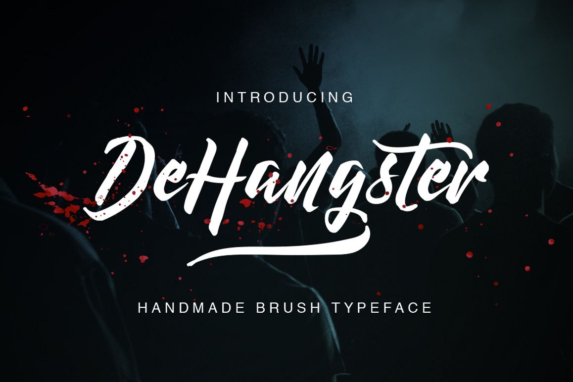 DeHangster Typeface example image 1