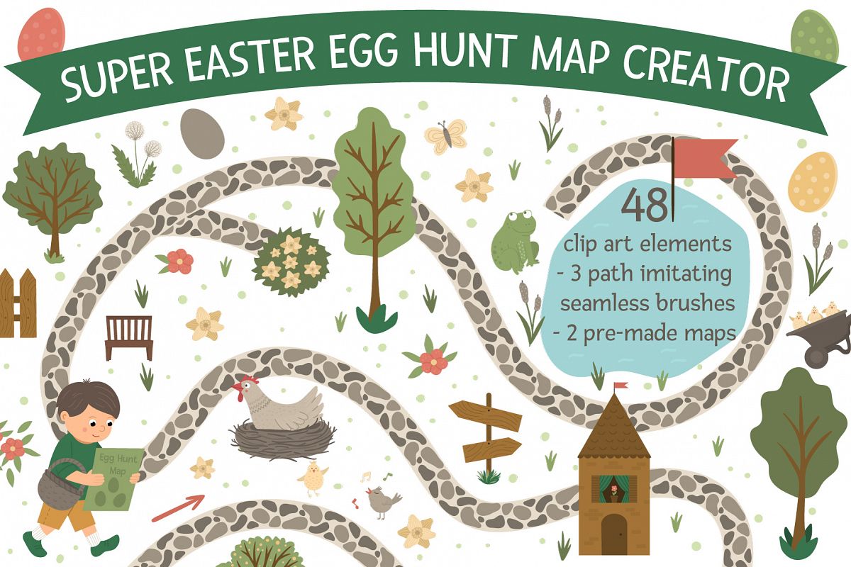 Easter egg hunt map creator