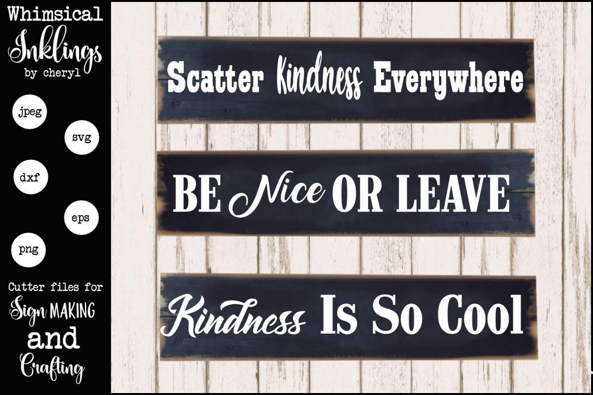 Scatter Kindness SVG example image 1