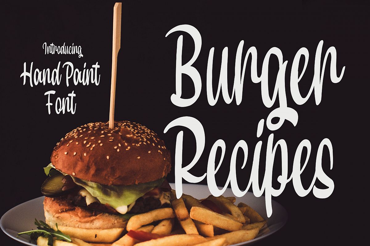 Hand Paint - Old Fashion Script example image 1