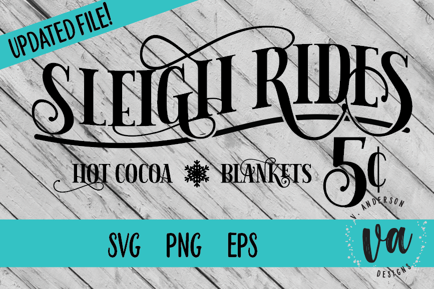 Sleigh Rides SVG example image 1