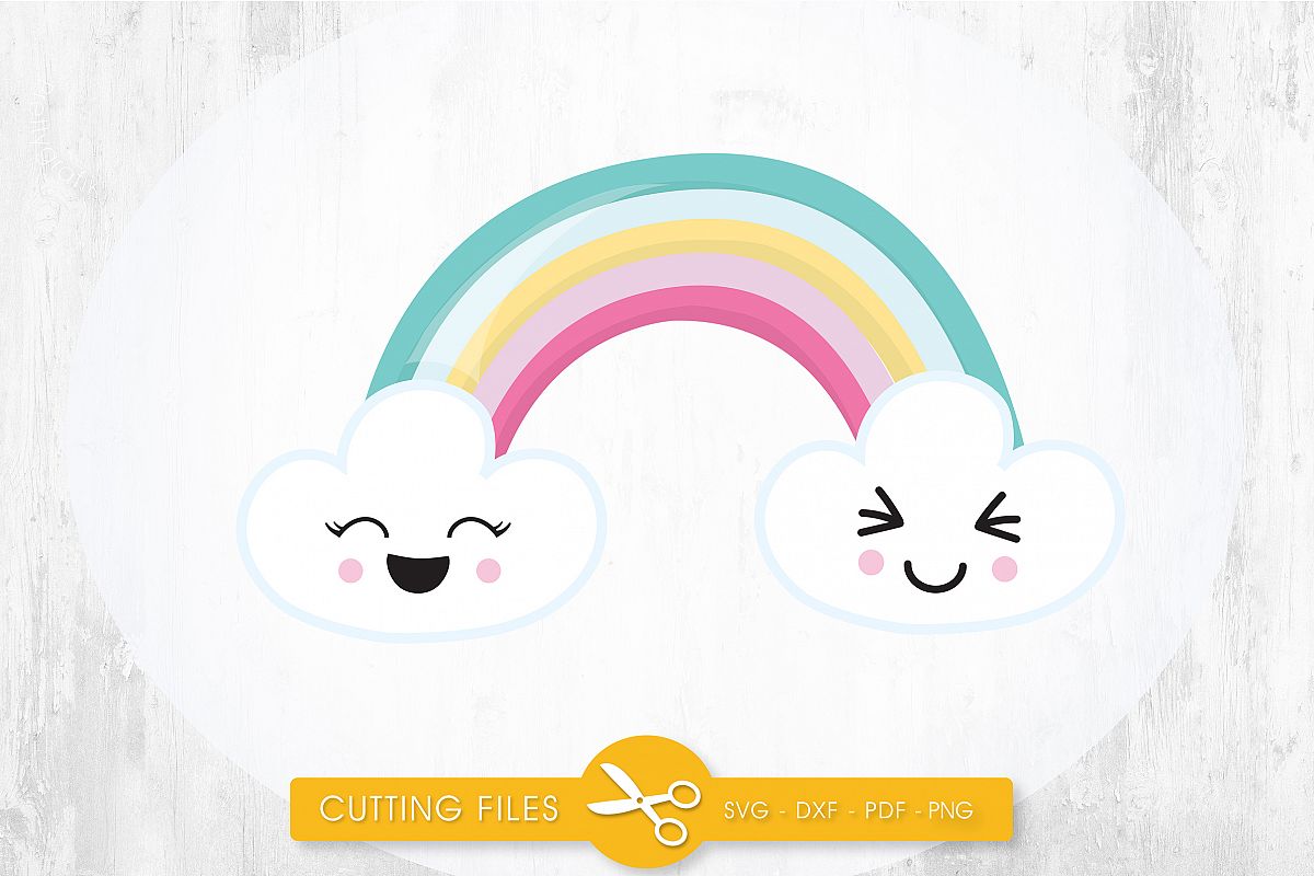 Download Magical Rainbow cutting files svg, dxf, pdf, eps included ...