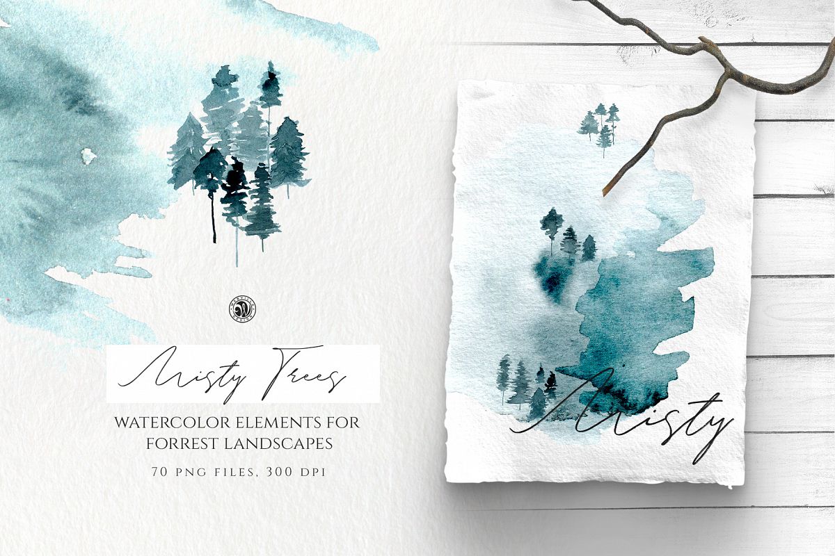Misty Trees example image 1