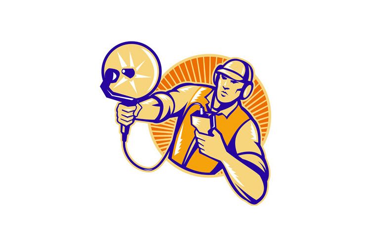 Engineer Technician With Ultrasound Sonar Dish example image 1