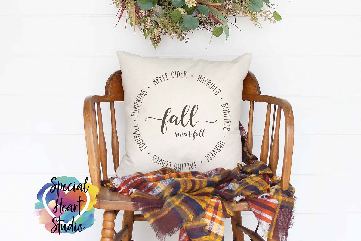 Download Fall Sweet Fall SVG - Home decor, sign, pillow cut file