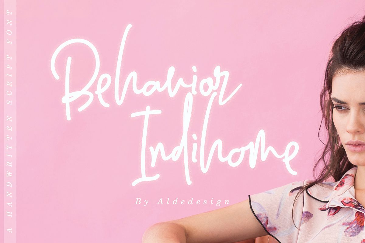 Behavior Indihome | Signature Font example image 1