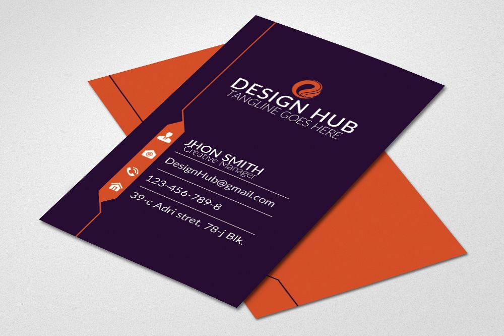 Vertical Business Cards example image 1