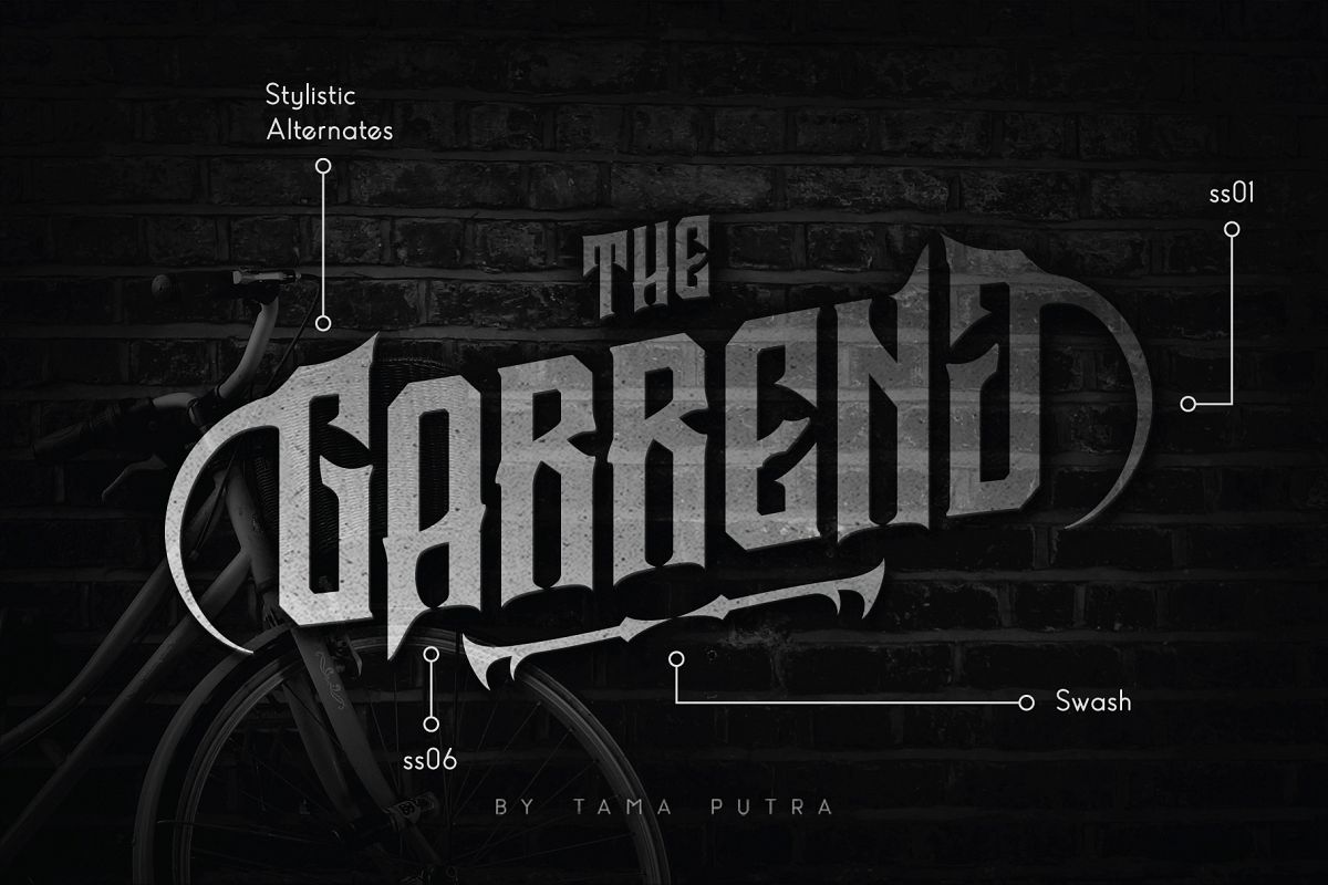 Garreng Decorative Serif Typeface example image 1