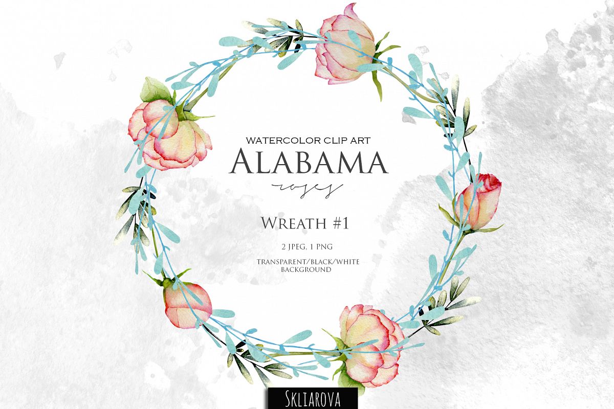 Alabama roses. Wreath #1 example image 1