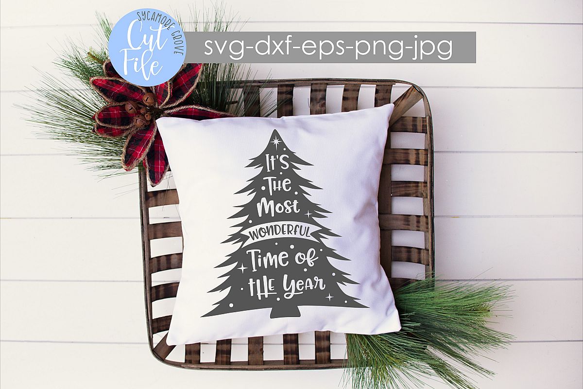 It's The Most Wonderful Time Of The Year | Christmas SVG example image 1