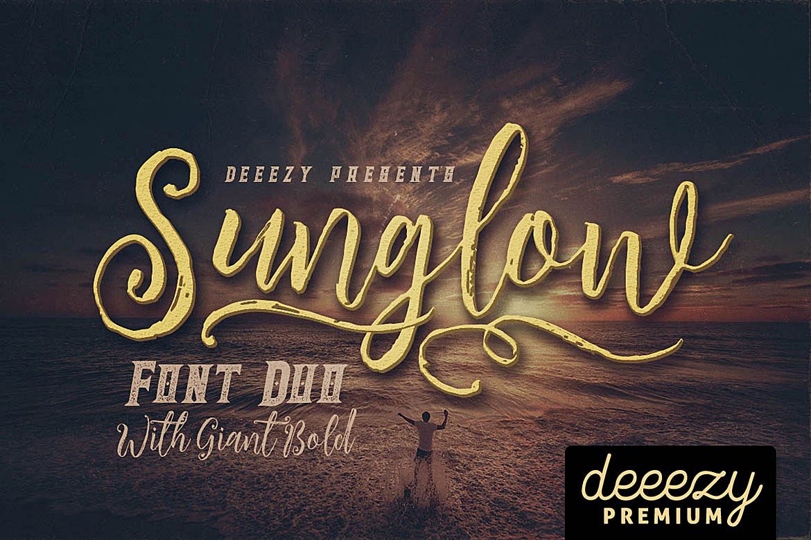 Sunglow Font Duo example image 1
