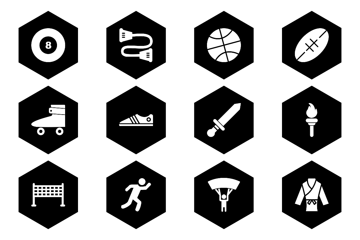 Set Of Sports And Game Icons example image 1