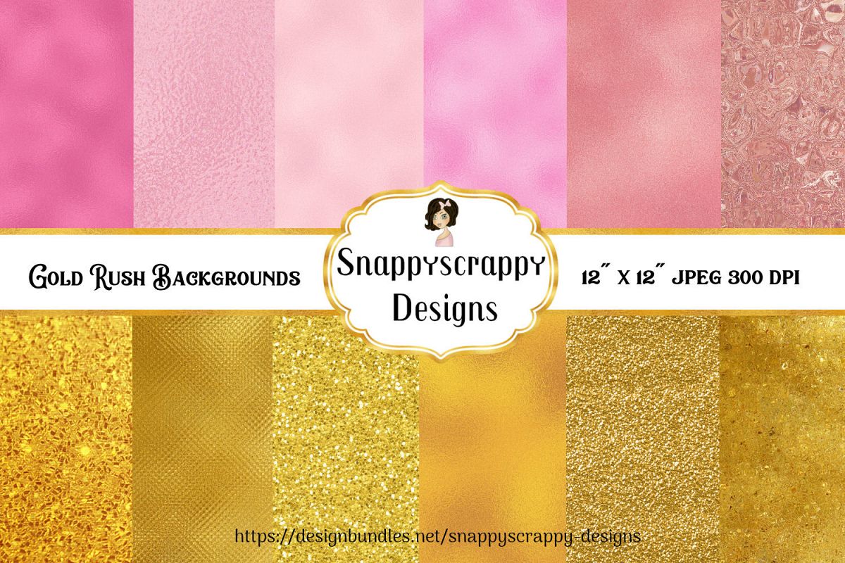 Gold Rush Background Papers example image 1