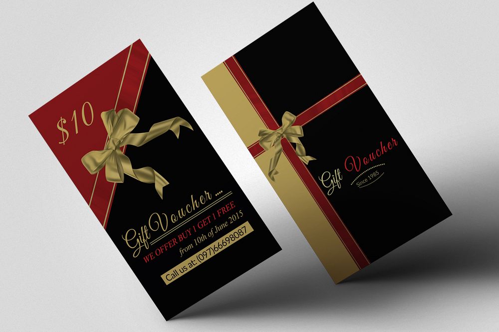 Vertical Business Gift Vouchers example image 1
