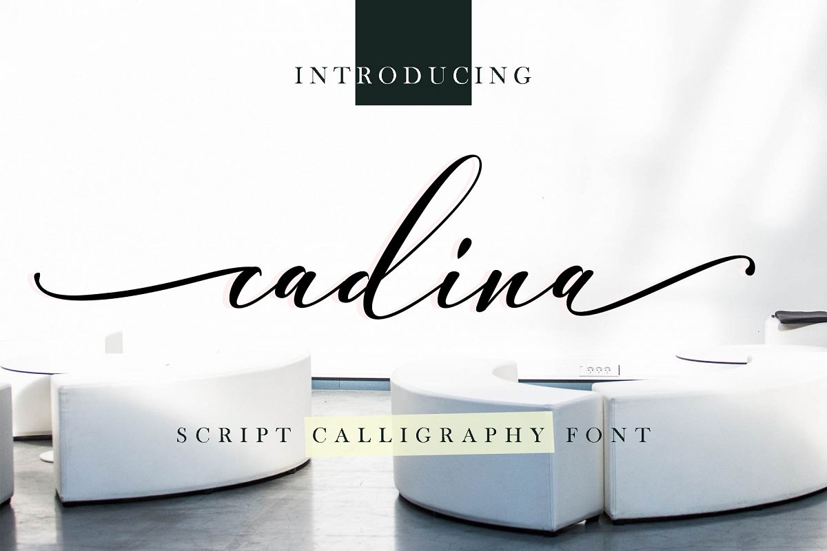 cadina script calligraphy example image 1