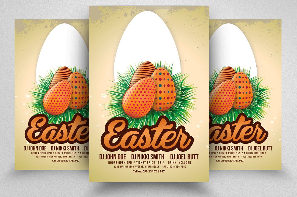 Easter Flyer Template example image 1