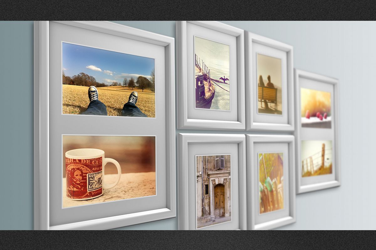 3D Photo Frame Mockups example image 1