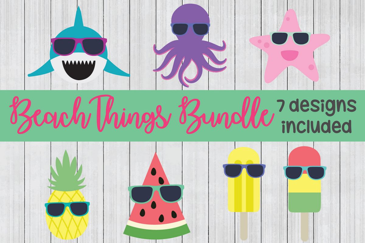 Download Beach Things SVG Bundle, Beach SVG, Cuttable File (102342 ...