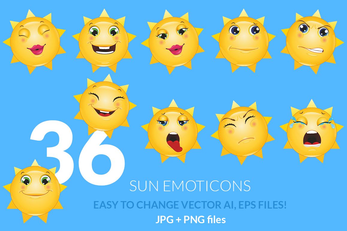 Emoticons Sun example image 1