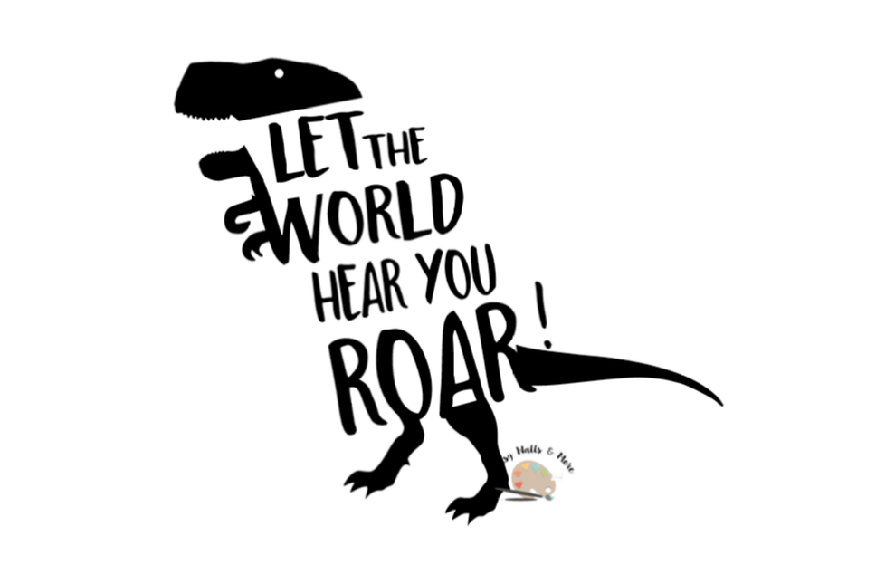 Download Let the world hear you ROAR! Dinosaur SVG png jpg CUT file digital download, cute boy dinosaur ...