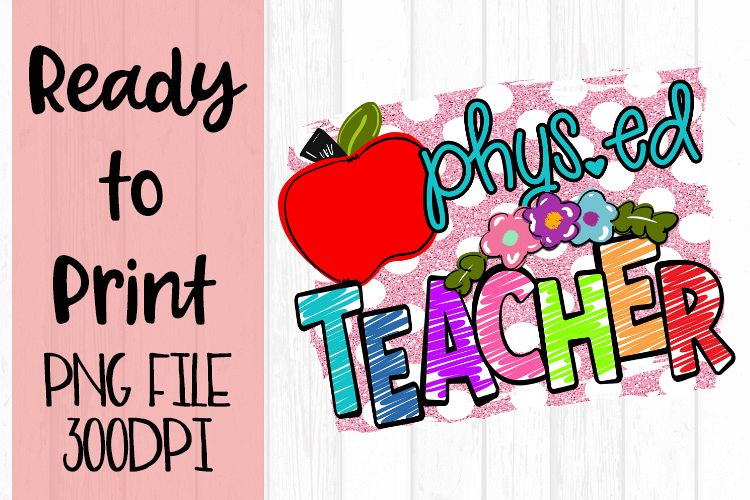 Phys Ed Teacher Bright Ready to Print example image 1