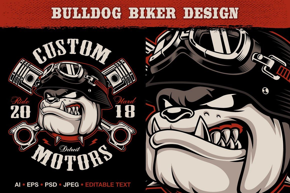 Bulldog Biker example image 1