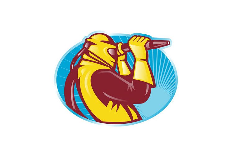 Sandblaster Working With Hose example image 1