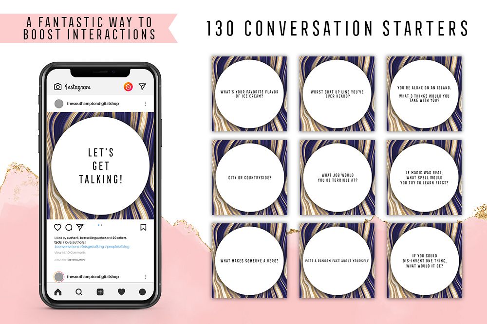 130 Social Media Conversation Starters Version 11