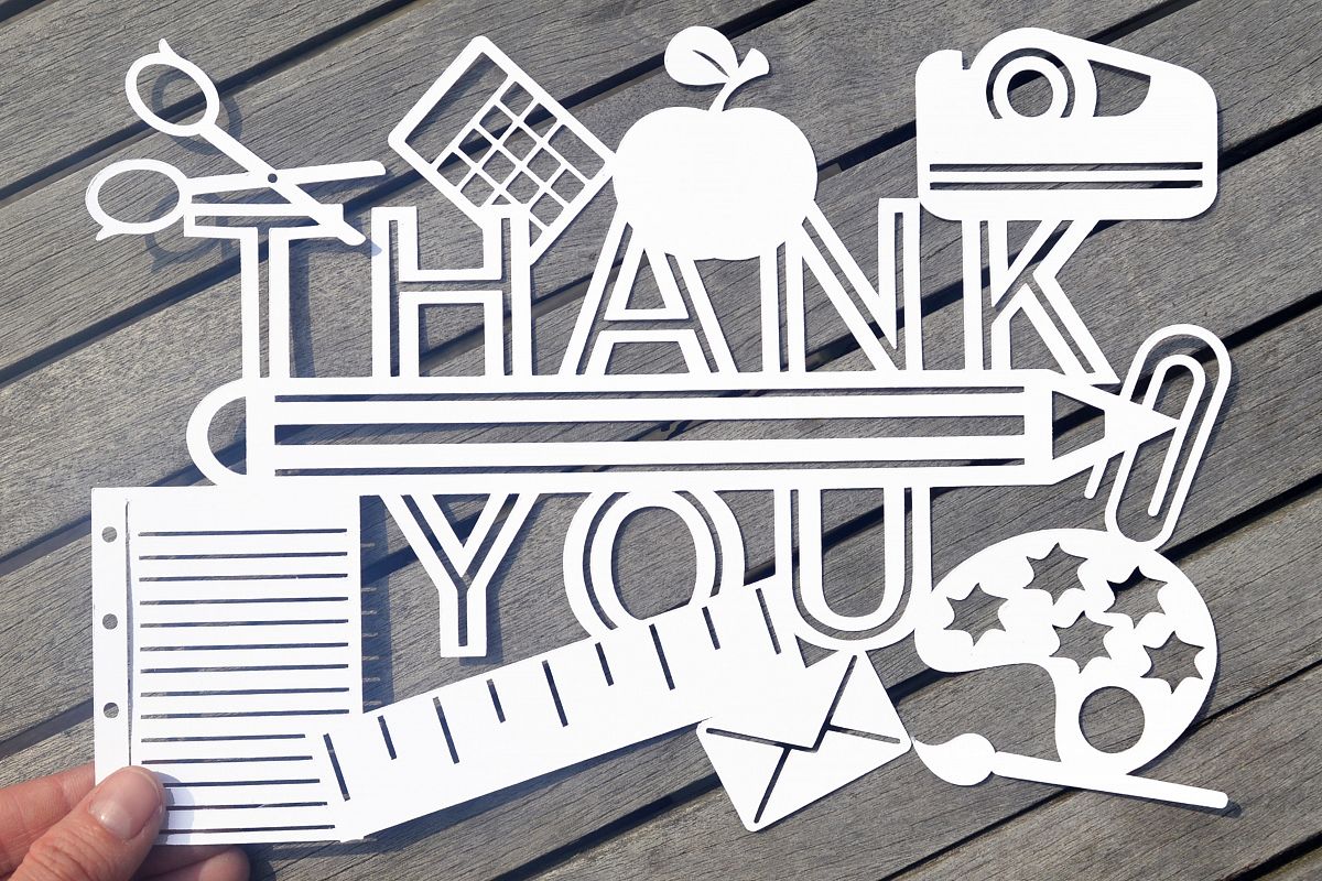 Download Teacher Thank you SVG / DXF / EPS Files
