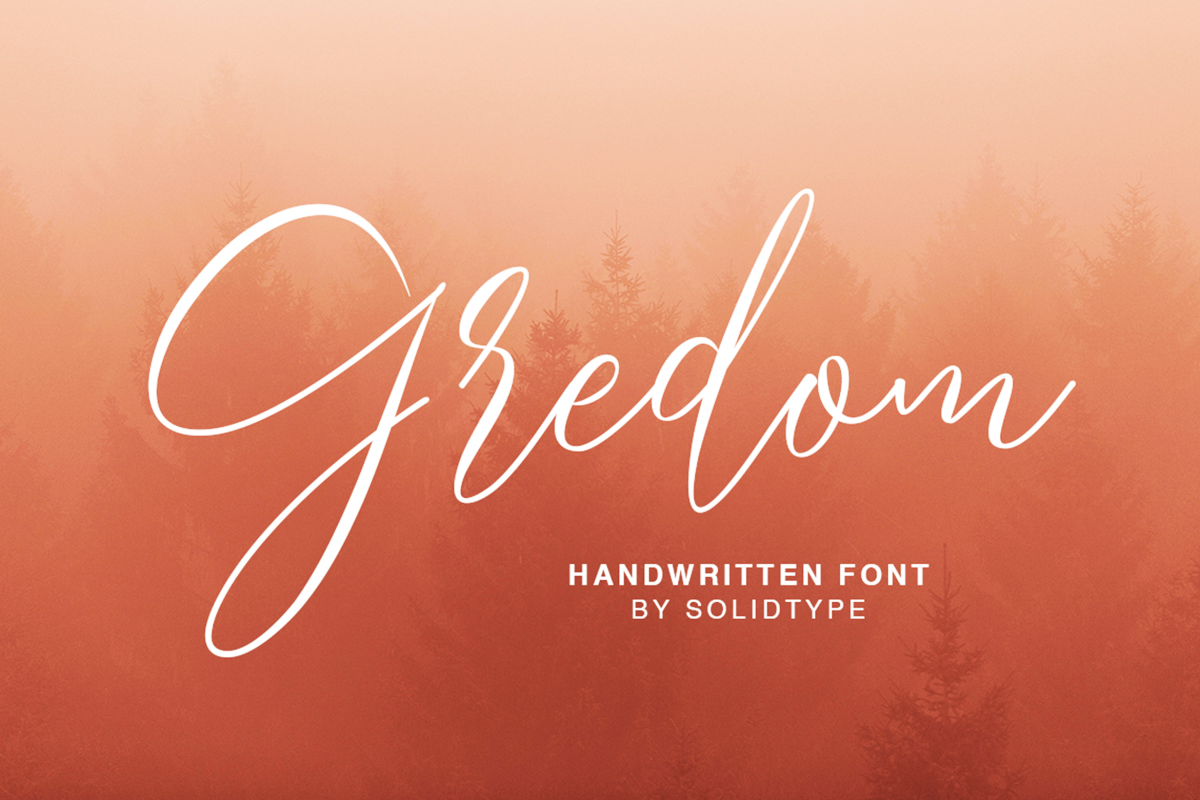 Gredom Script example image 1