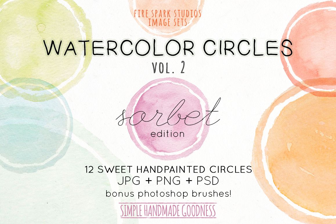 Blank Circles vol 2 - Sorbet example image 1