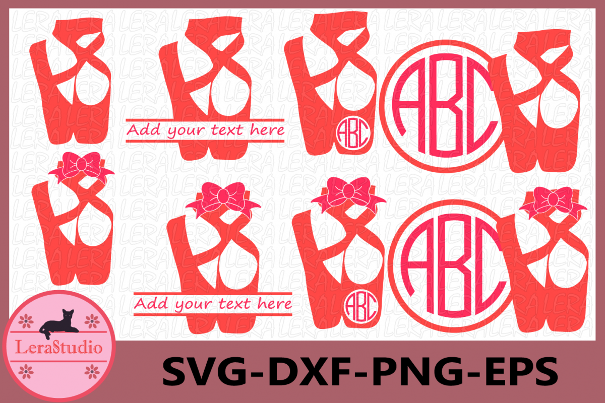 Ballet Shoes SVG, Ballerina SVG, Ballet Dancer svg, Ballet example image 1