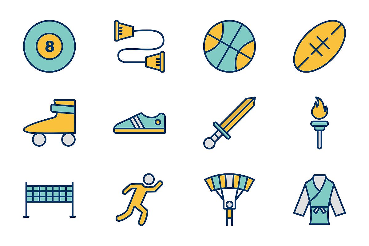 Set Of Sports And Game Icons example image 1