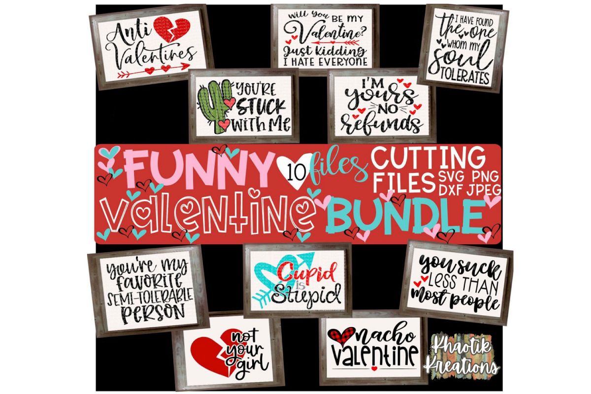 Funny Valentine's Bundle example image 1