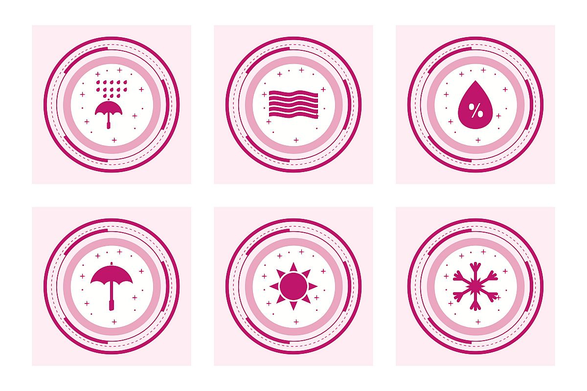 Set Of Weather And Season Icons example image 1