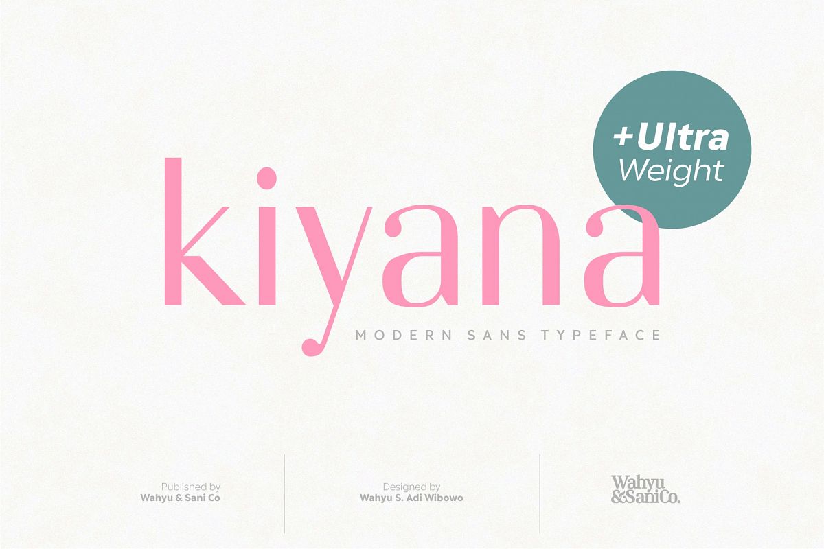 Kiyana | Modern Sans Font example image 1