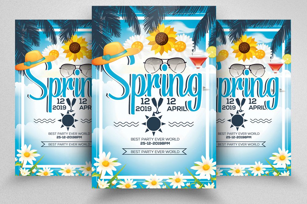 Spring Flyer Template example image 1