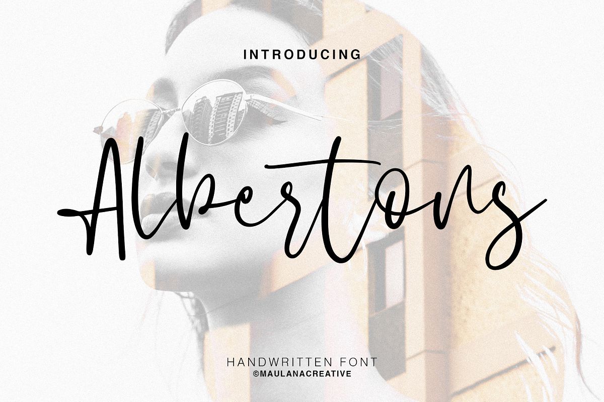 Albertons Script example image 1