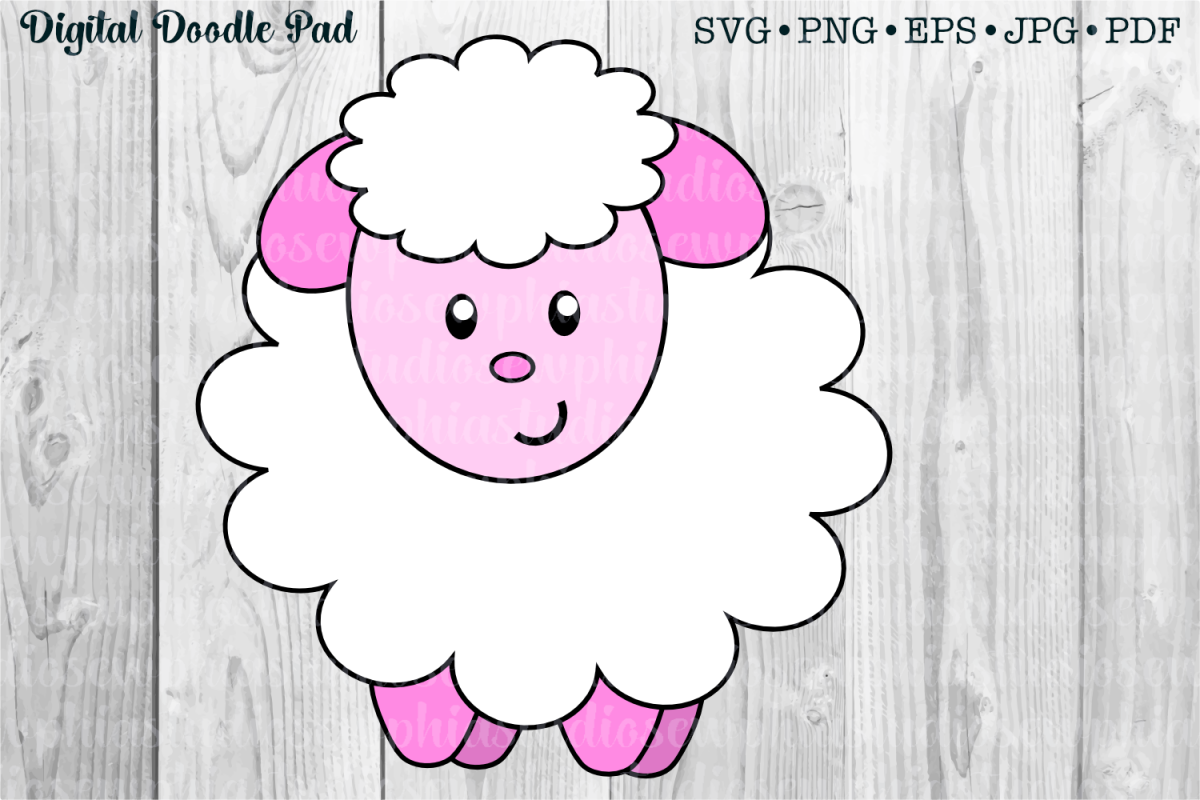 Little Lamb by Digital Doodle Pad example image 1
