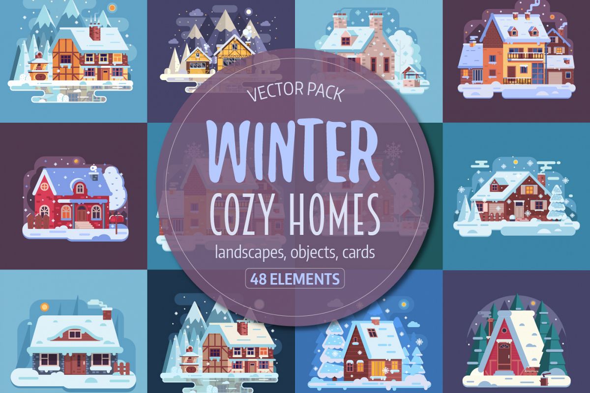 Winter Cozy House Collection example image 1