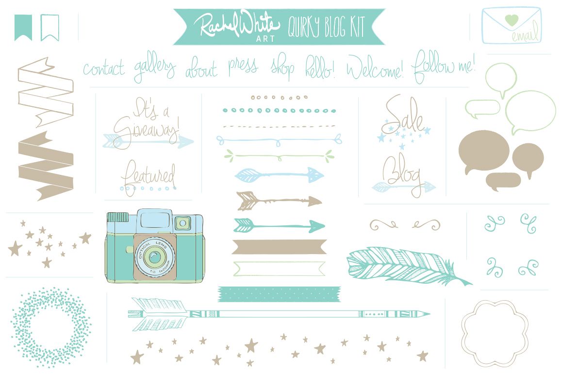 Quirky Blog Kit example image 1