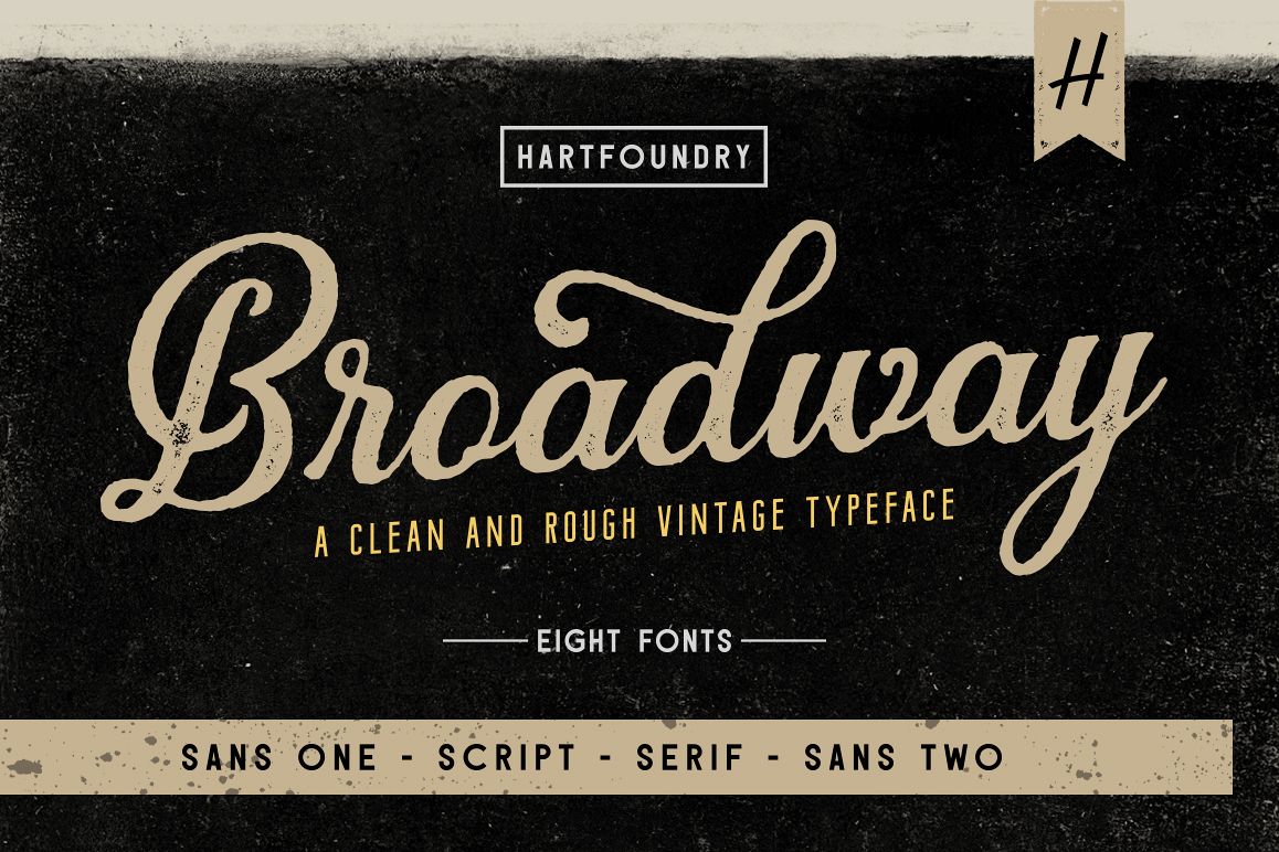Broadway | Font Pack example image 1