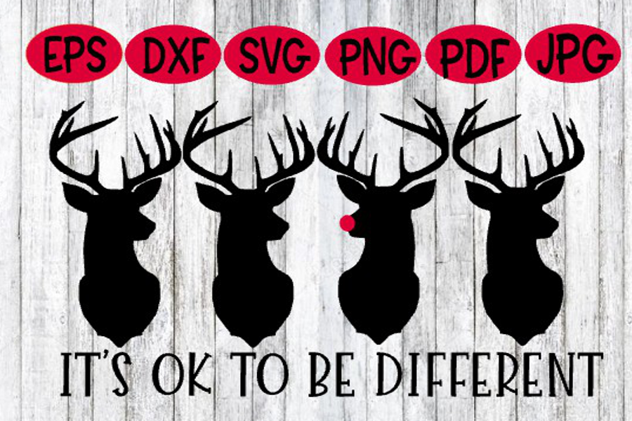 Different - IT'S OK TO BE DIFFERENT - Different SVG example image 1