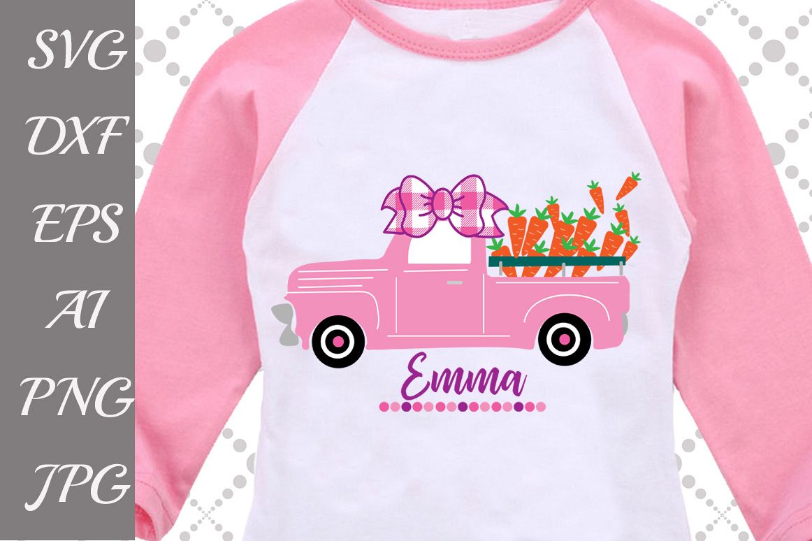 Easter Truck Svg example image 1