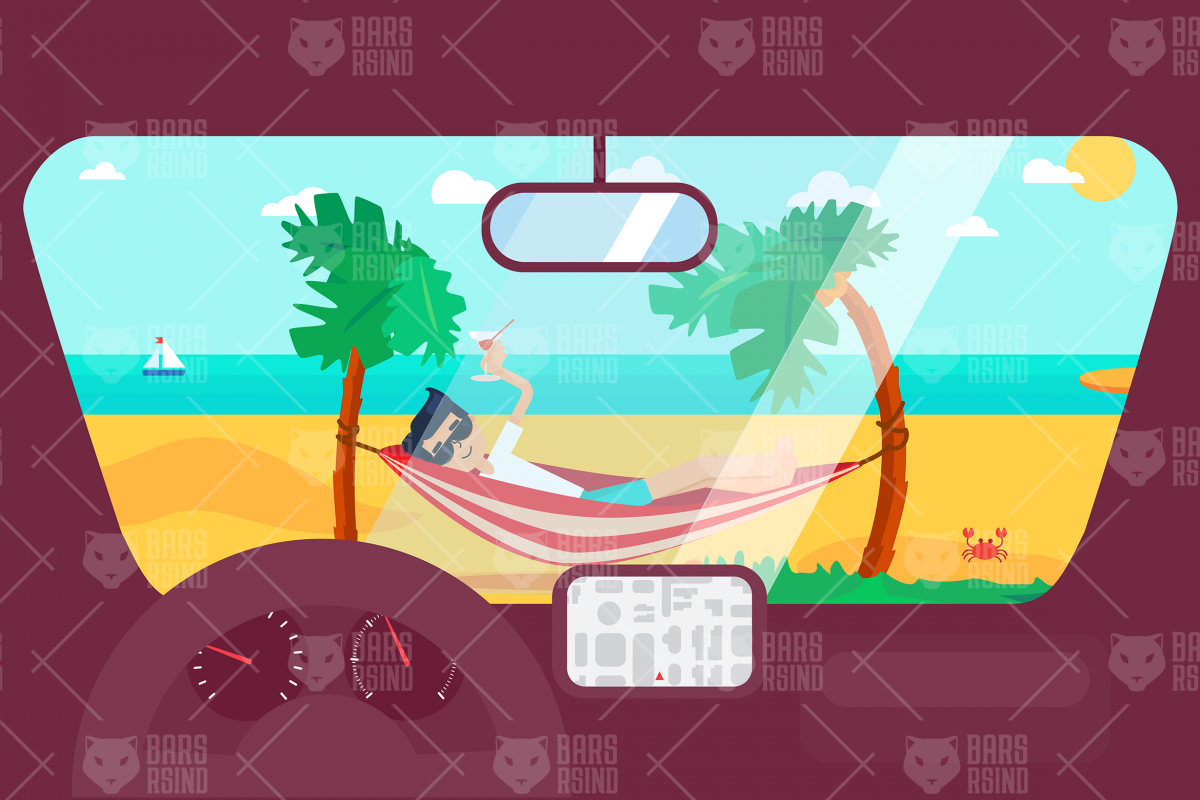 By Car To The Beach example image 1